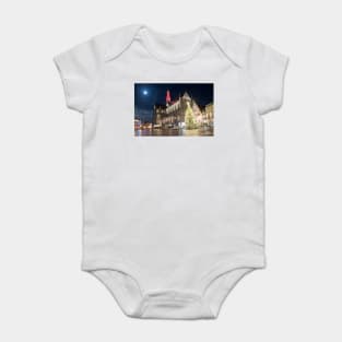 Haarlem Night - Christmas at the St Bavo Church Baby Bodysuit